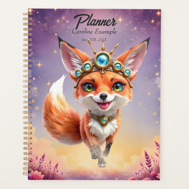 Starlit Fox of the Moonlit Meadows.  (Devant)