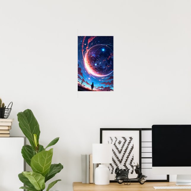 Starlit Horizon - Poster de l'espace Anime (Bureau à domicile)
