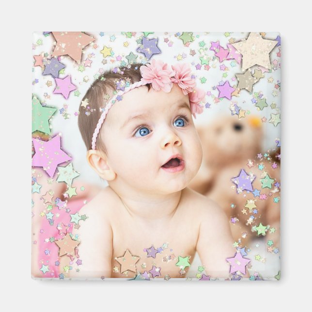 Starry Baby Photo Magnet (Devant)