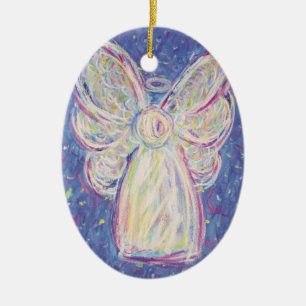 Starry Night Angel Art Vacances Ornements