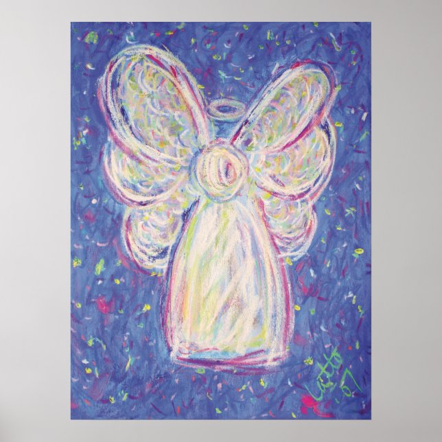 Starry Night Angel Poster Art Imprimer (Devant)
