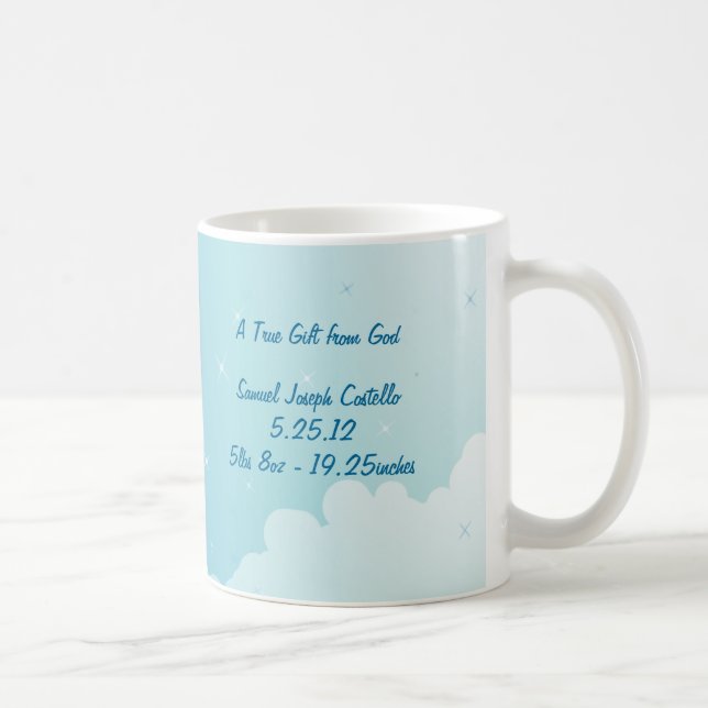 Starry Night Baby Photo Collage Mug (Droite)