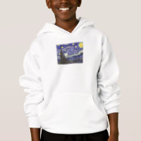Starry Night by Van Gogh Enfants capodés sweatshir