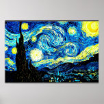 Starry Night, célèbre tableau de Van Gogh<br><div class="desc">Starry Night,  peinture populaire de Vincent van Gogh</div>