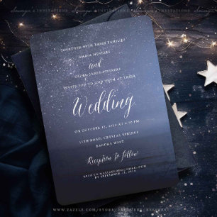 Starry Night Celestin Stars Faire-part de mariage