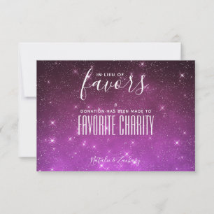 Starry Night Charity En remplacement de Faveurs Ma