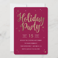 Starry Night Editable Couleur Fête Invitation
