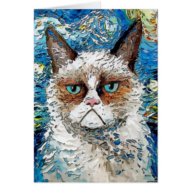 Starry Night Mauvais Chat (Devant)