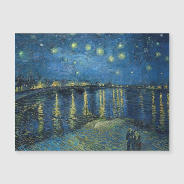 Starry Night Over the Rhone (1888) Vincent van Gog (Devant)