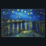 Starry Night Over the Rhone par Vincent Van Gogh<br><div class="desc">Starry Night Over the Rhone par Vincent Van Gogh. C'est un vieux chef-d'oeuvre du peintre-maître néerlandais Vincent Van Gogh. Cette belle peinture a une belle couleur, vibrante, saturée. Vincent Van Gogh était un peintre impressionniste de poste hollandais. Ce tableau a été peint sur les rives du Rhône en France. Cette...</div>