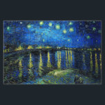 Starry Night Over the Rhone par Vincent Van Gogh<br><div class="desc">Starry Night Over the Rhone par Vincent Van Gogh. C'est un vieux chef-d'oeuvre du peintre-maître néerlandais Vincent Van Gogh. Cette belle peinture a une belle couleur, vibrante, saturée. Vincent Van Gogh était un peintre impressionniste de poste hollandais. Ce tableau a été peint sur les rives du Rhône en France. Cette...</div>