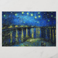 Starry Night Over the Rhone par Vincent Van Gogh