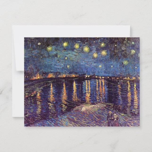 Starry Night Over the Rhone par Vincent van Gogh (Devant)