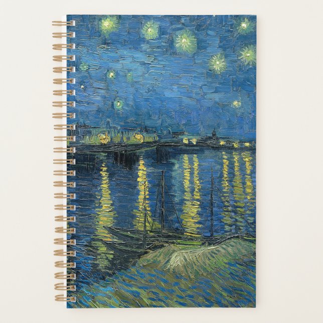 Starry Night Over the Rhone Vincent Van Gogh (Devant)