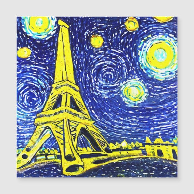Starry Night Paris France (Devant)