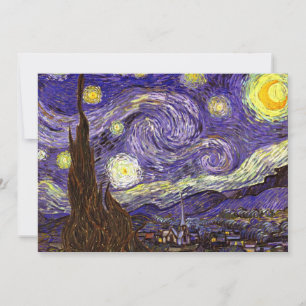 Starry Night peinture de l'artiste Vincent Van Gog