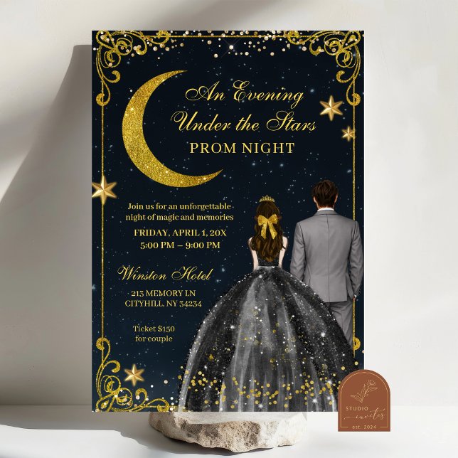 Starry Night Prom Invitation (Créateur téléchargé)