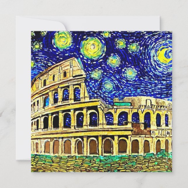 Starry Night Rome Italie (Devant)