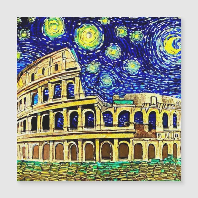 Starry Night Rome Italie (Devant)