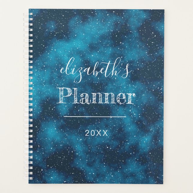 Starry Night Sky Personnalisé Blue 2024 (Devant)