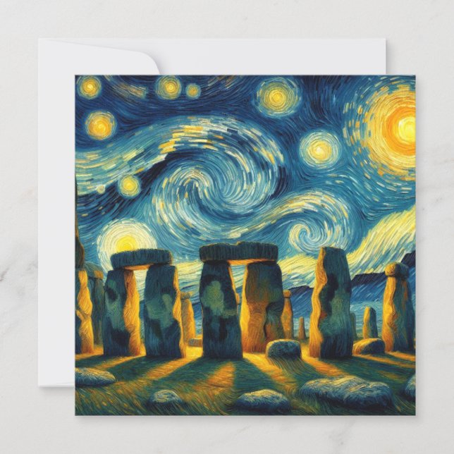 Starry Night Stonehenge (Devant)