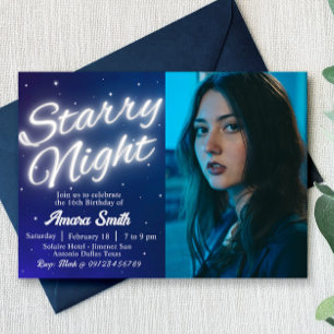 Starry Night - Under the Stars Invitation