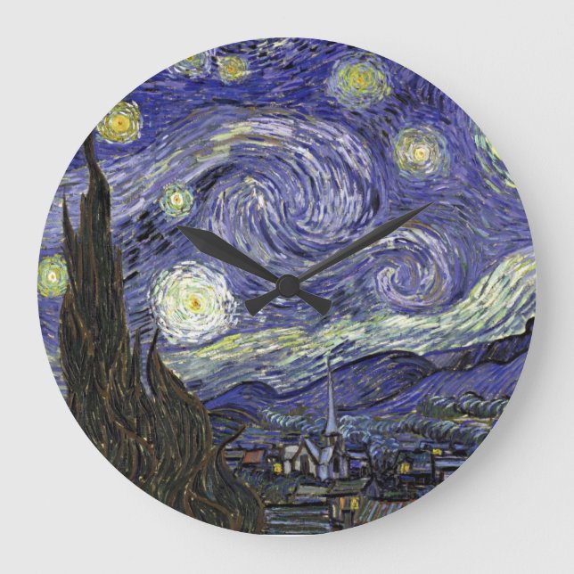 STARRY NIGHT VAN GOGH WALL DESIGNER HORLOGE - CADE (Recto)