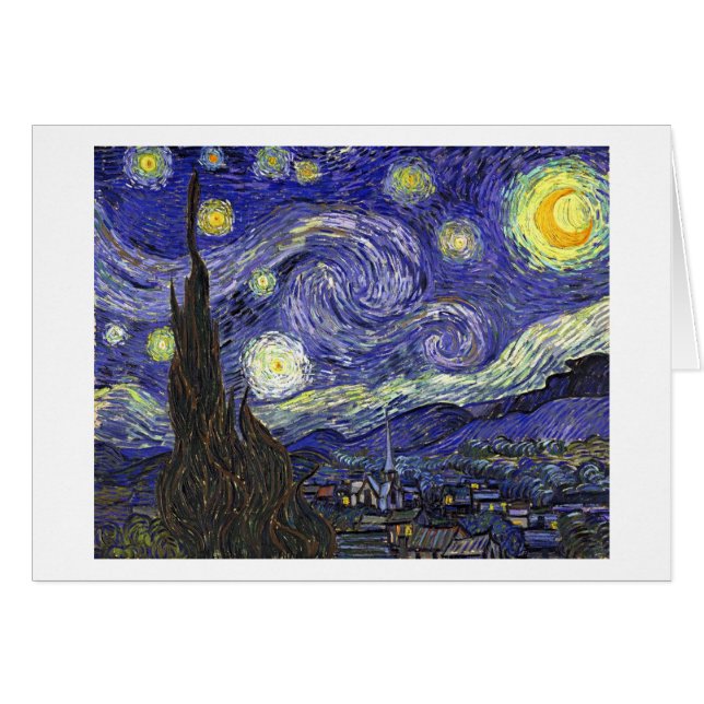 Starry Night, Vincent Van Gogh. (Devant horizontal)