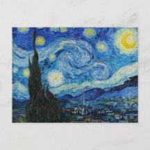 Starry Night Vincent Van Gogh Carte postale
