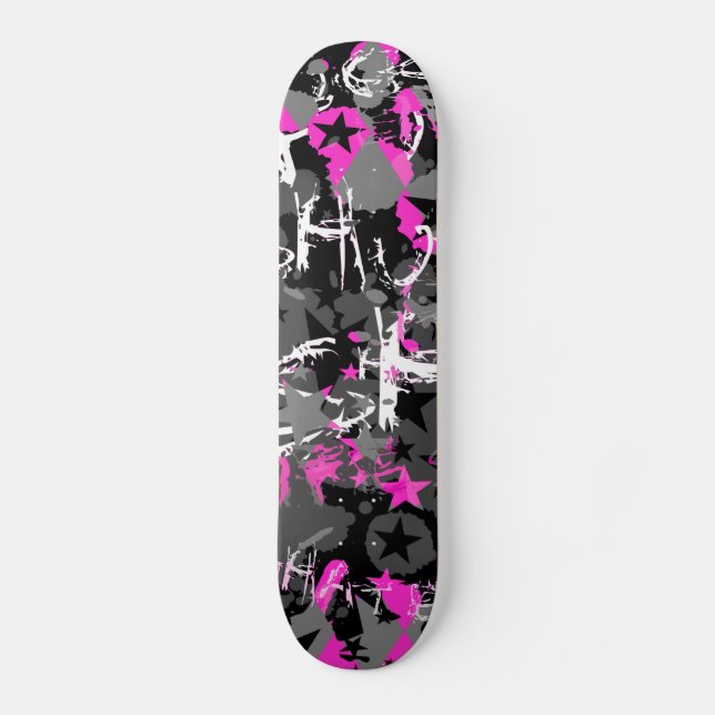 Starry Scene Kid Skateboard Deck (Recto)