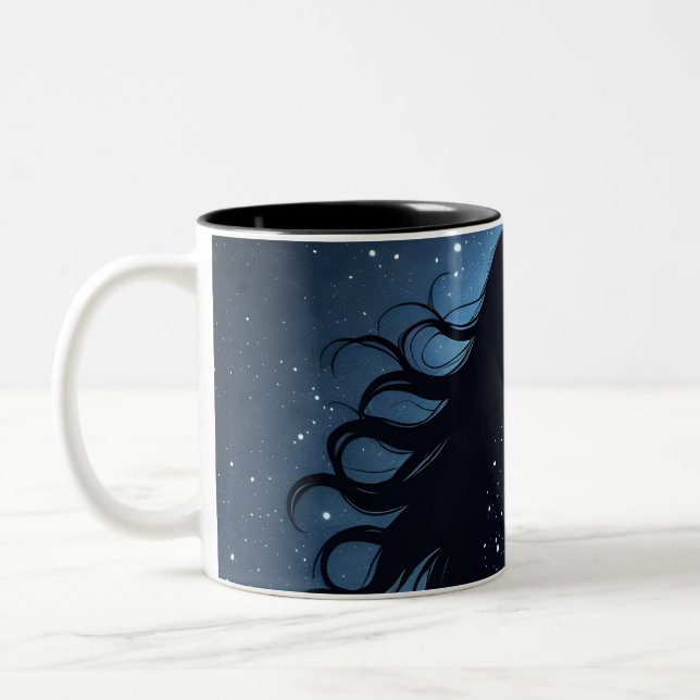 Starry Silhouette Dreamscape Mug (Gauche)