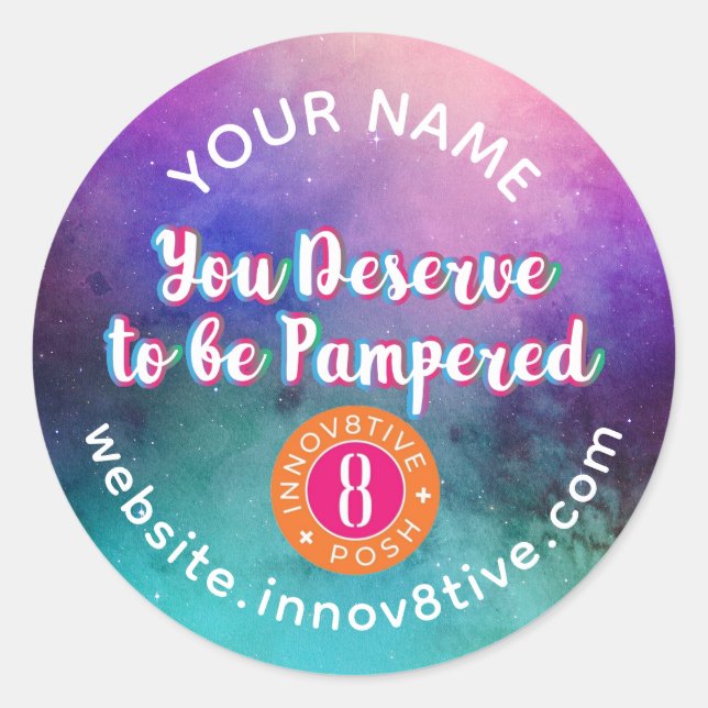 Starry Sky8tive Posh étiquette (Devant)