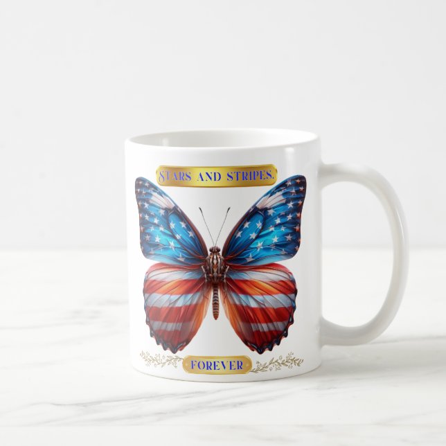 "Stars and Stripes Forever!" Magic Reveal Mug (Droite)