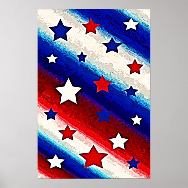 STARS AND STRIPES Poster (Devant)