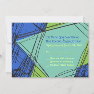 Stars en détresse Bar Bat mitzvah Invitation Répon