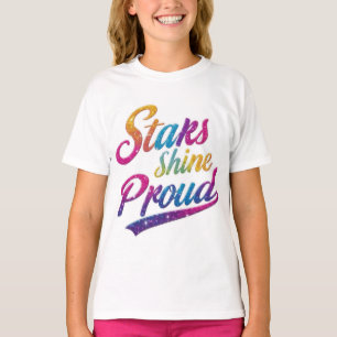 Stars Shine Fier T-Shirt - Gras et patriotique