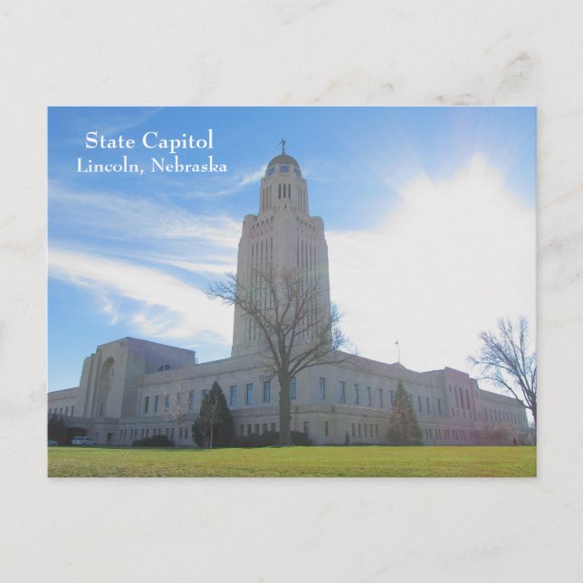 State Capitol - Lincoln, NE carte postale #55n 055 (Devant)