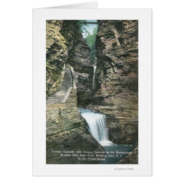 State Park Vue sur le Rideau et les cascades de ca (Devant)