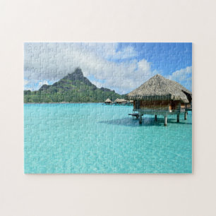 Station de vacances d'Overwater sur le puzzle