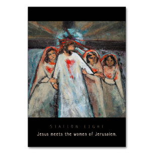 Station Huit, Jésus rencontre les femmes, Carte de