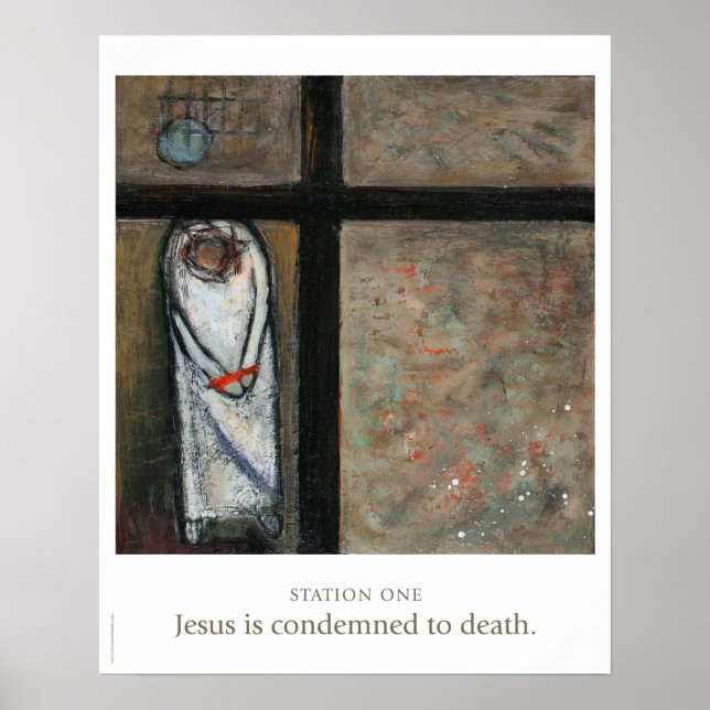 Station One: Jesus is Condemned small poster (Devant)