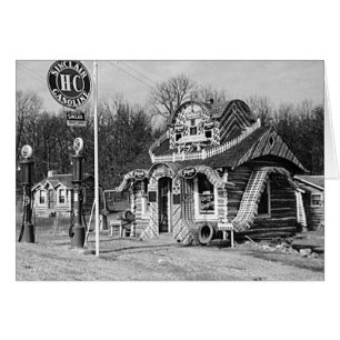 Station-service et Cabines touristiques Vintage Mi