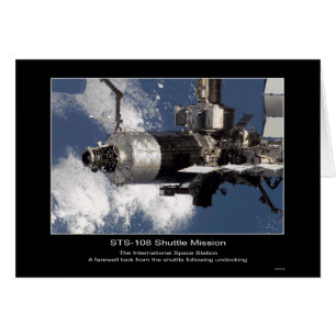 Station spatiale internationale vue depuis STS-108