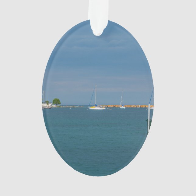 Stationné Au Port De Mackinac (dos)