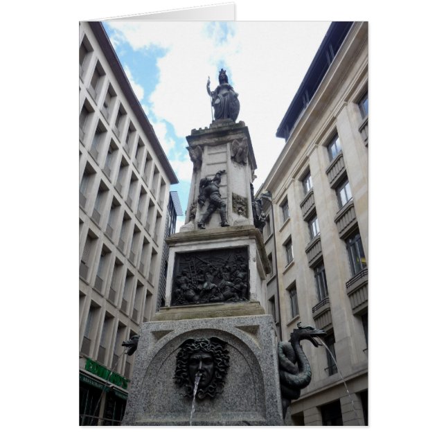 statue carré de genève (Devant)