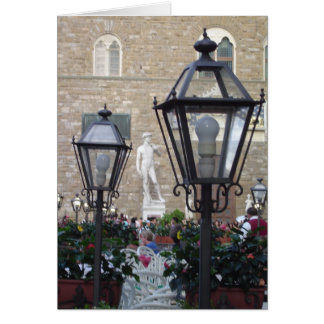 Statue de David carte vierge de Florence, Italie