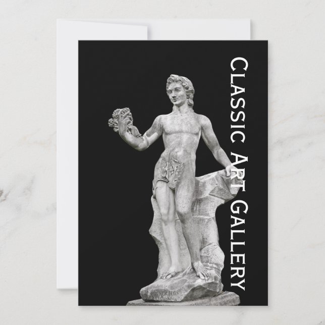 Statue de Dieu Bacchus (Devant)