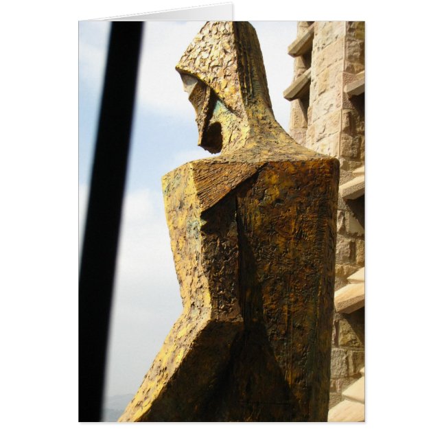 Statue de Jésus Gold Gaudi (Devant)