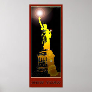 Statue de la Liberté de New York - 03 - Affiche de