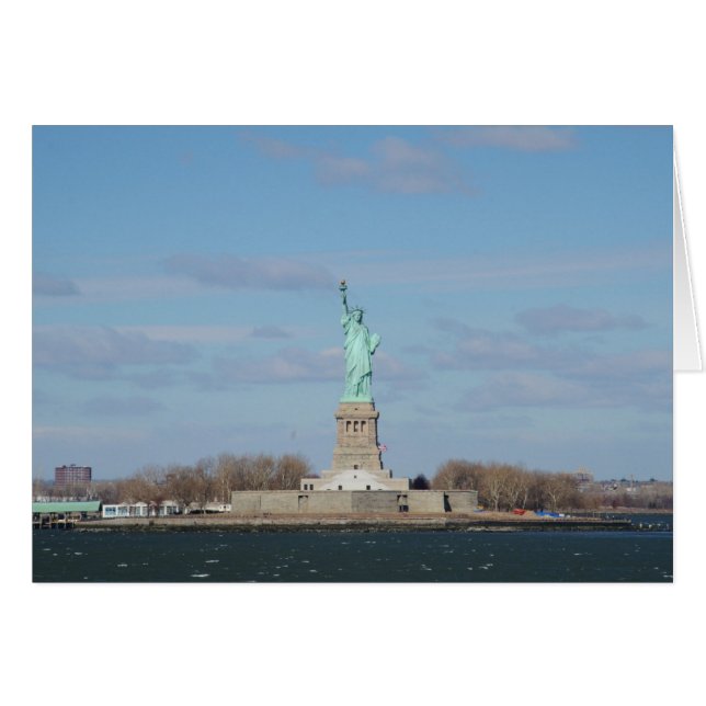 Statue de la Liberté Ellis Island (Devant horizontal)
